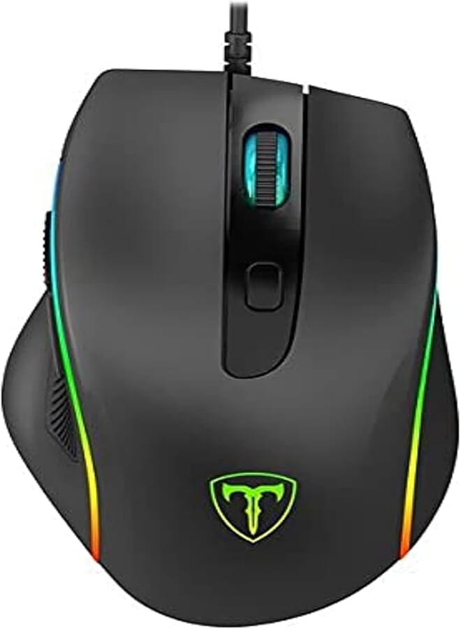 T-DAGGER TGM208 COLONEL RGB Gaming Mouse | 6,400 DPI Optical Sensor | 6 Programmable Buttons